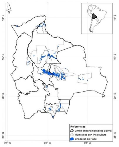 Geo-portal sobre acuicultura en la Amazonia boliviana