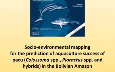 Mapeo de la aptitud para las acuicultura de las diferentes regiones de Bolivia